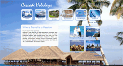 Desktop Screenshot of cascadeholidays.com